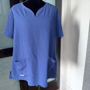 Blue Scrub Top by Grey’s Anatomy with Pockets